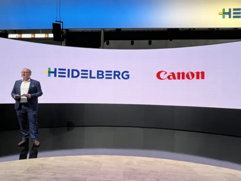 Canon e Heidelberg Anunciam Parceria Global em Impressão a Jato de Tinta